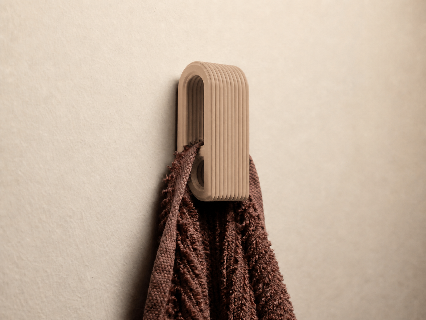 Pressure-Locked Towel Hanger | Auto-Locking Wall Towel Holder