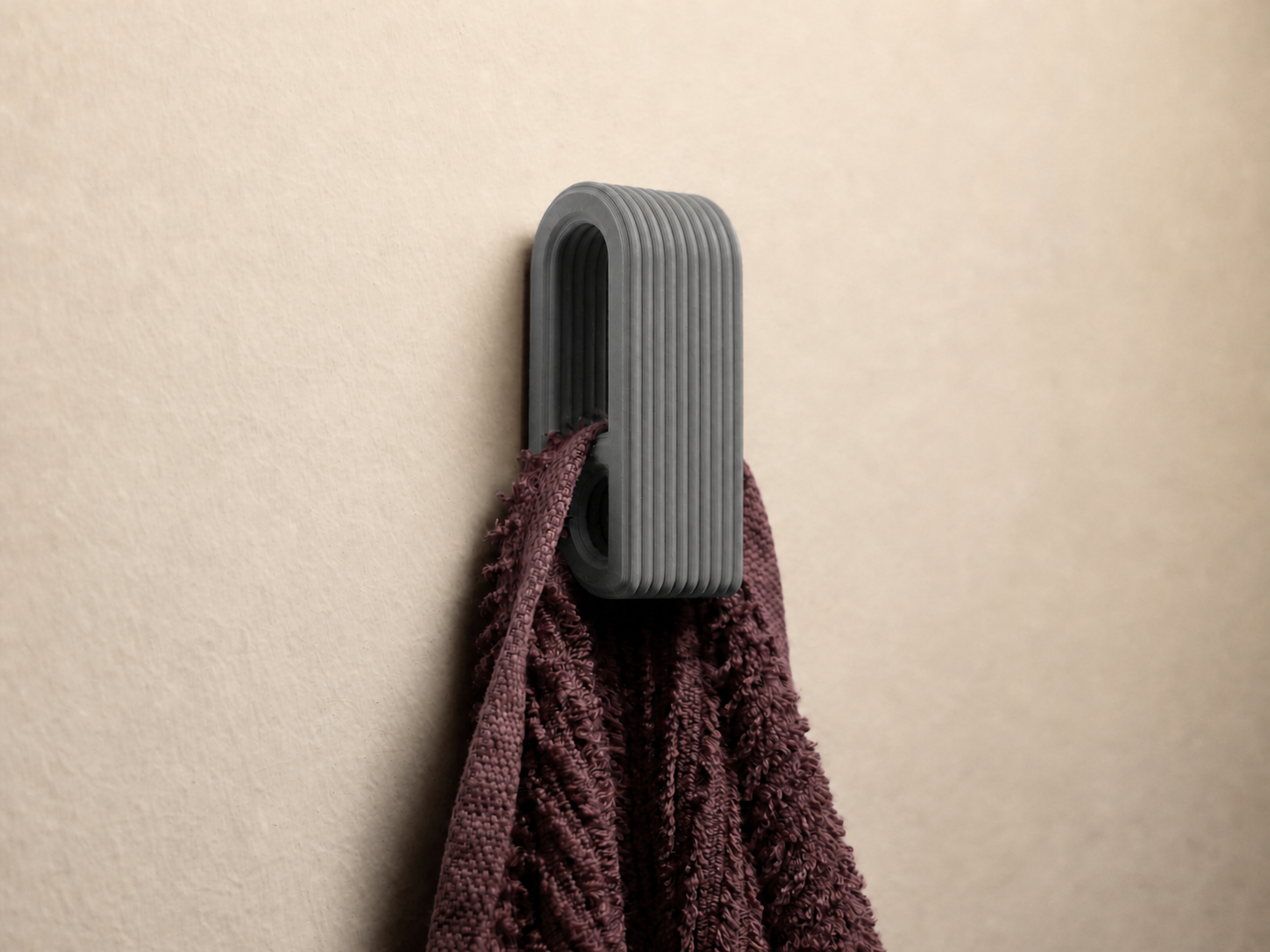 Pressure-Locked Towel Hanger | Auto-Locking Wall Towel Holder