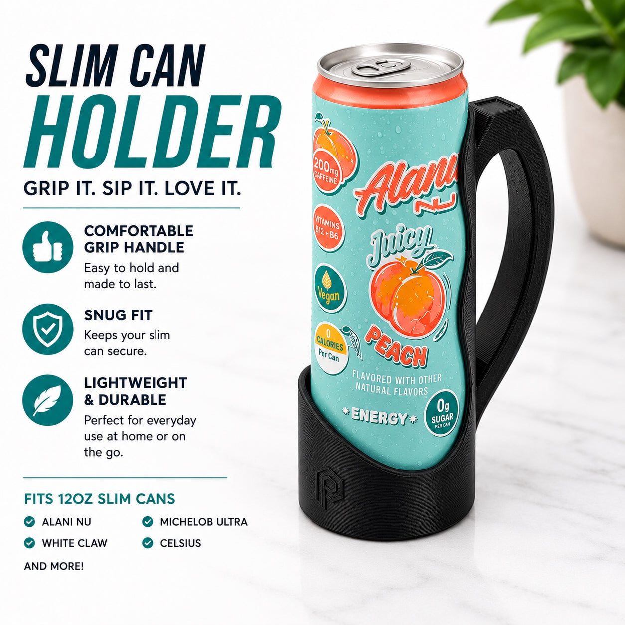 Slim Can Holder for Alani Nu and More