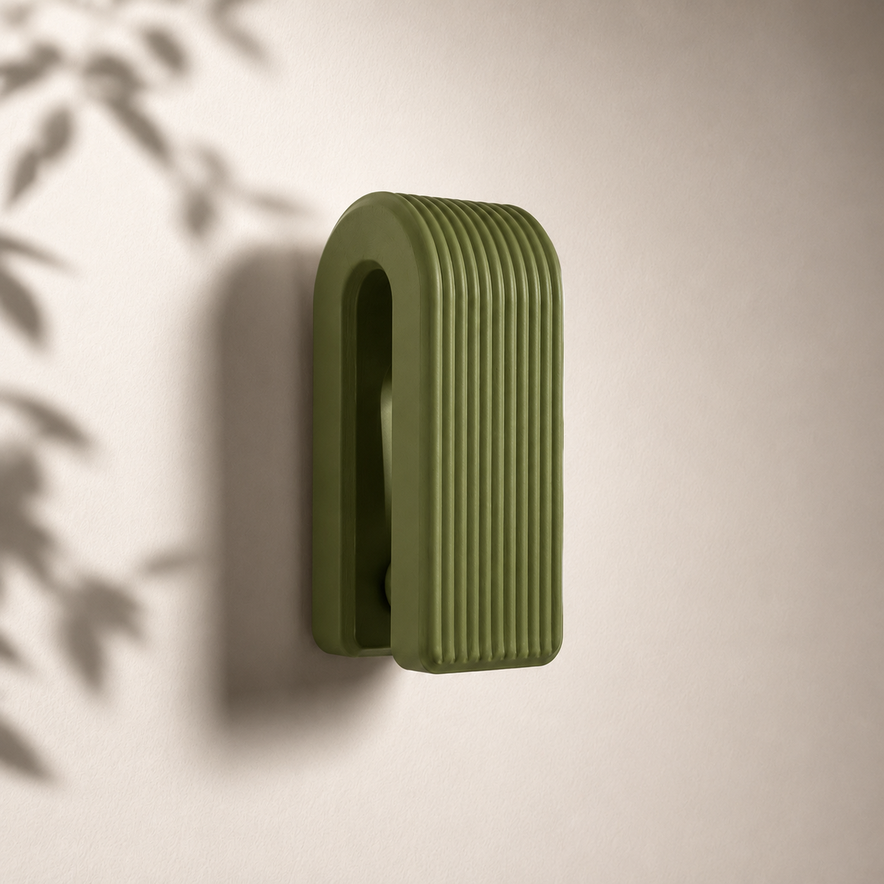 Auto-Locking Hanger – Gravity Towel Hook | Ribbed Minimalist Wall Hook