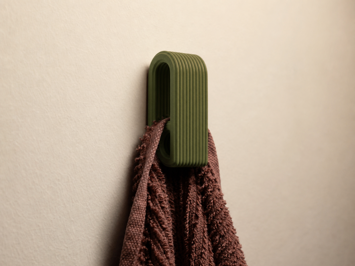 Pressure-Locked Towel Hanger | Auto-Locking Wall Towel Holder
