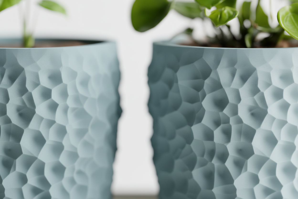Piccola Pot Set – 3D Printed Mini Planter Trio