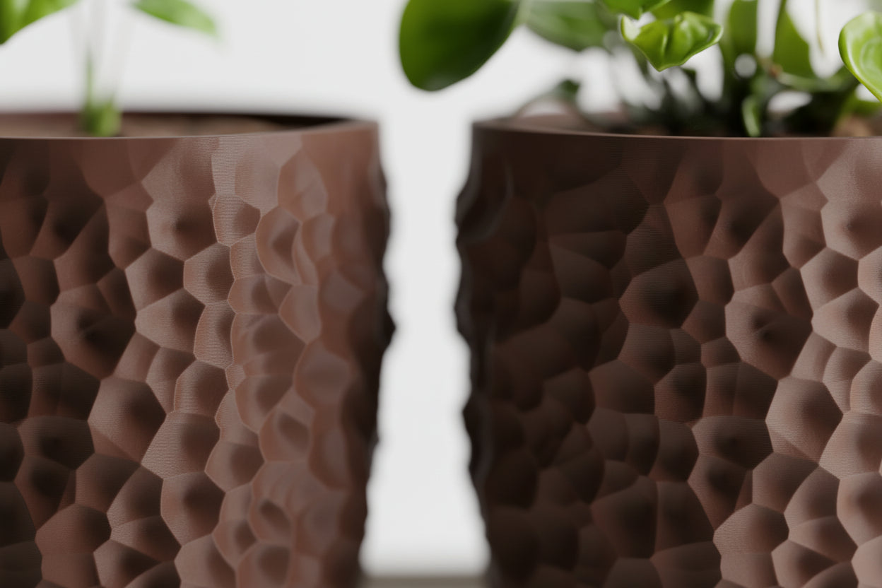 Piccola Pot Set – 3D Printed Mini Planter Trio