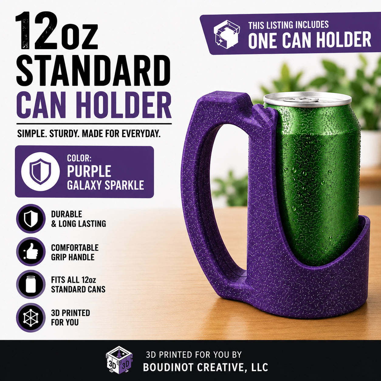 12oz Beverage Can Holder – 3D Printed
