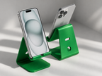 Minimalist Phone Stand – Slim & Wide Options, Charging Cable Slot