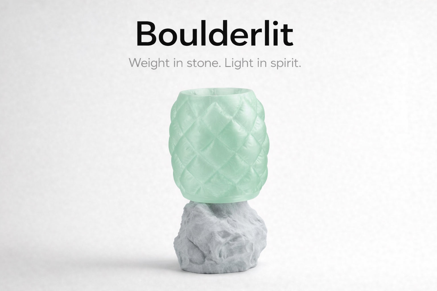 Boulderlit – Weight in stone. Light in spirit.